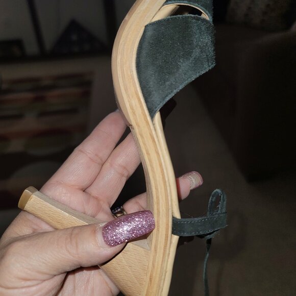 Michael Kors Lace Up High Heel Sandals - Picture 13 of 13